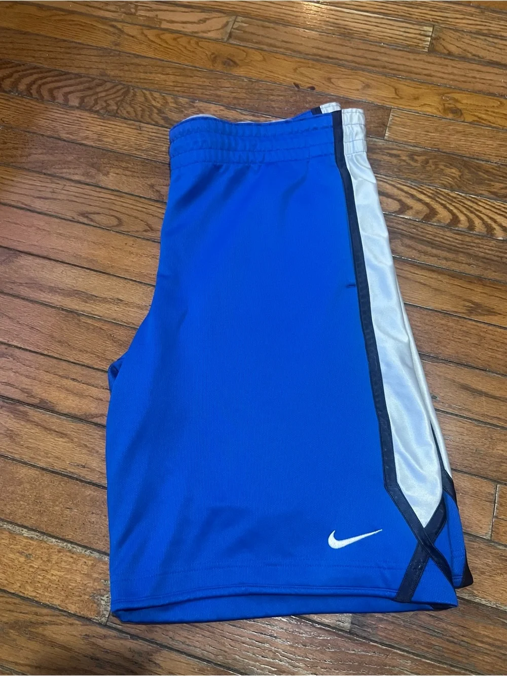 Nike Royal Blue Performance Shorts with White Accents size S men basketball